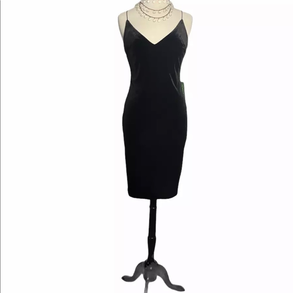 Elegant Black Midi Dress